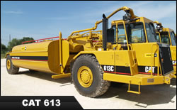 cat 613 water truck, Holt water trucks