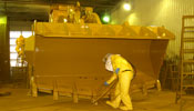 dozer painting, caterpillar painting