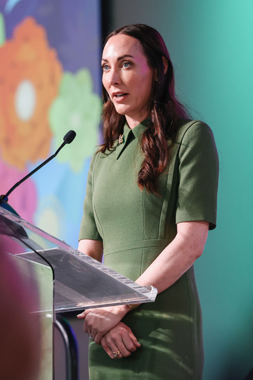 Corinna Holt Richter at the 2026 Power of the Purse event