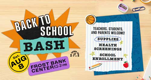 Spurs Back to School Bash Draws More Than 7,000 Families to Frost Bank Center
