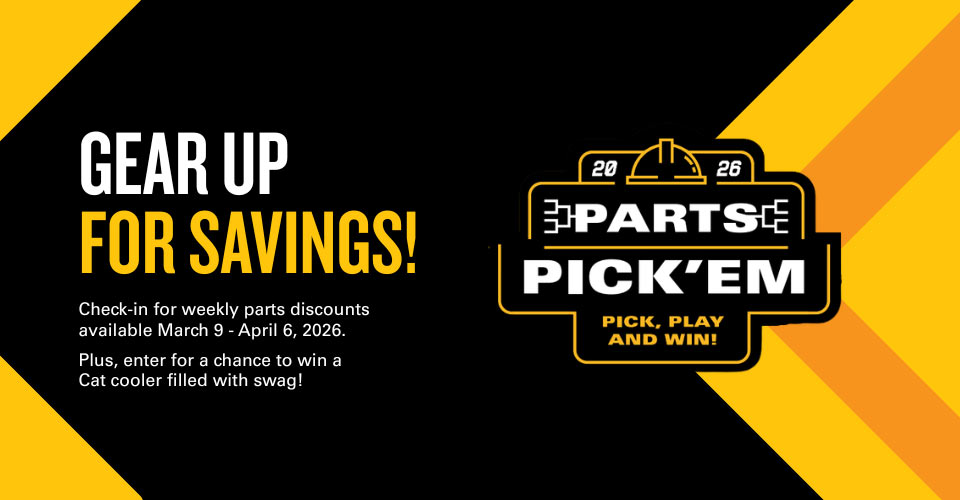 Parts Pick Em promotion from HOLT CAT